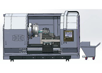 TEBV series butterfly valve turning grinding compound processing CNC machine tool